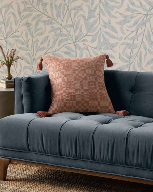 Chris Loves Julia x Loloi - Ellery Clay 18 x 18 Cover Only Pillow - P306PCJ0017CG00PIL1 veiw 2