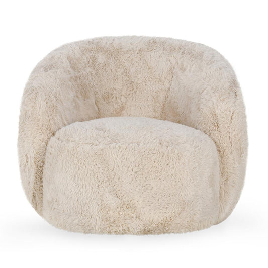 Classic Home - Adley Plush Swivel Accent Chair Sand - 53004800 veiw 2