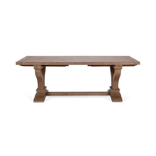 Classic Home - Alexander 110in Extendable Reclaimed Pine Dining Table - Antique Beige - 51005407 veiw 2