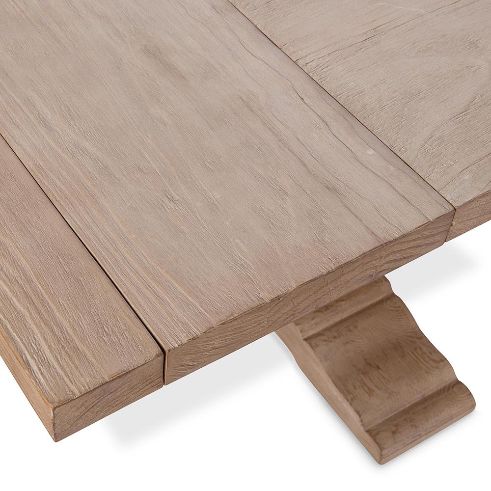 Classic Home - Alexander 110in Extendable Reclaimed Pine Dining Table - Antique Beige - 51005407 veiw 10