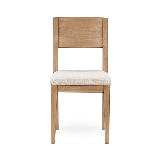 Classic Home - Allegra Set of 2 Reclaimed Pine Wood Dining Chairs - Natural - 53006340 veiw 2
