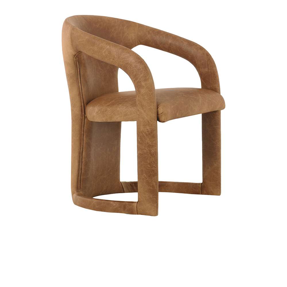 Classic Home - Archie Dining Chair Tan - 53051546 veiw 1