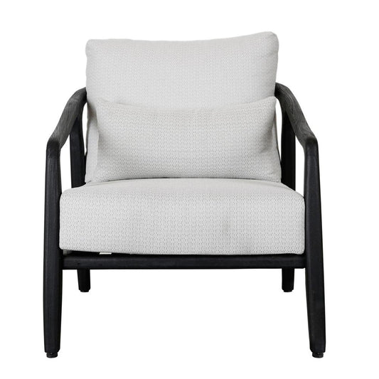 Classic Home - Aria Outdoor Accent Chair Black - 53051457 veiw 2