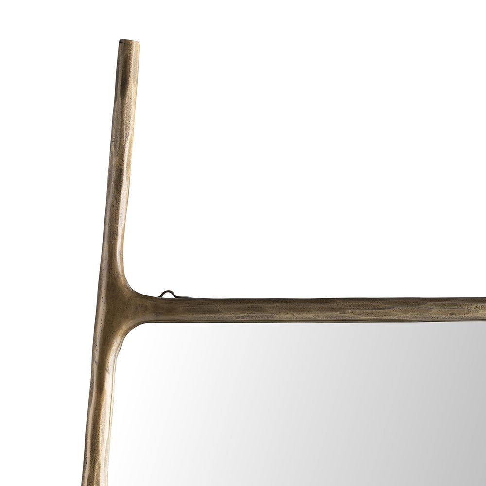 Classic Home - Cove Floor Mirror - Molten Brass - 56001822 view 4