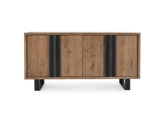 Classic Home - Danica Reclaimed Oak 4Dr Buffet Cafe Brown - 52004065 veiw 2
