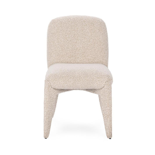 Classic Home - Danson Upholstered Fabric Dining Chair - Cream - 53006345 veiw 2