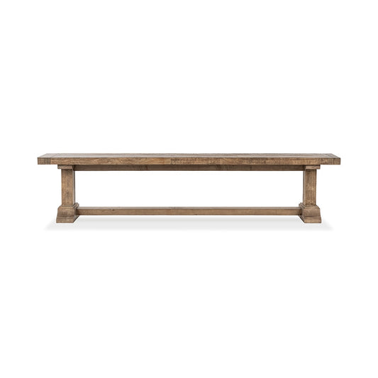 Classic Home - Dita Reclaimed Pine Wood Bench - Aged Pine - 53006229 veiw 2
