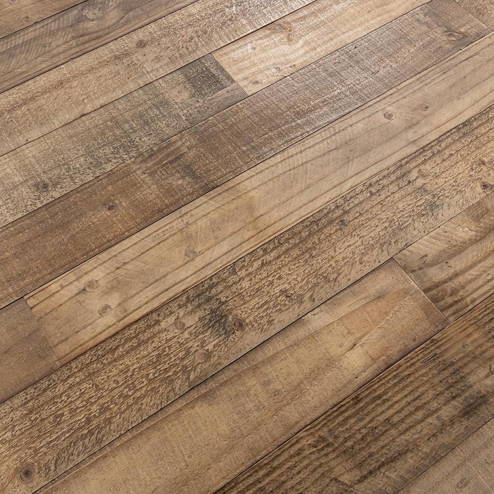 Classic Home - Dita Reclaimed Pine Wood Dining Table - Aged Pine - 51031686 veiw 7