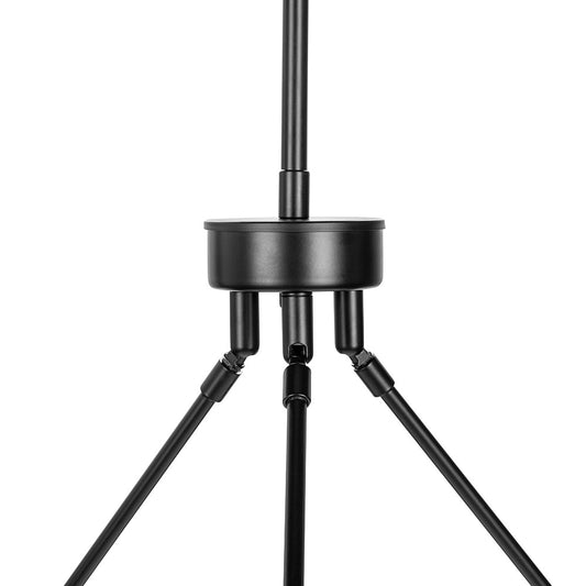 Classic Home - Dobson Rattan Rope Chandelier - Natural/ Black - 56004276 veiw 2