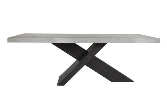 Classic Home - Durant 84in Dining Table Black/Antique Gray - 51031237 veiw 2