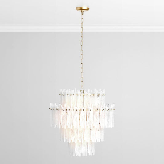 Classic Home - Everly 7-Light Round Glass Chandelier - 56004250 veiw 2
