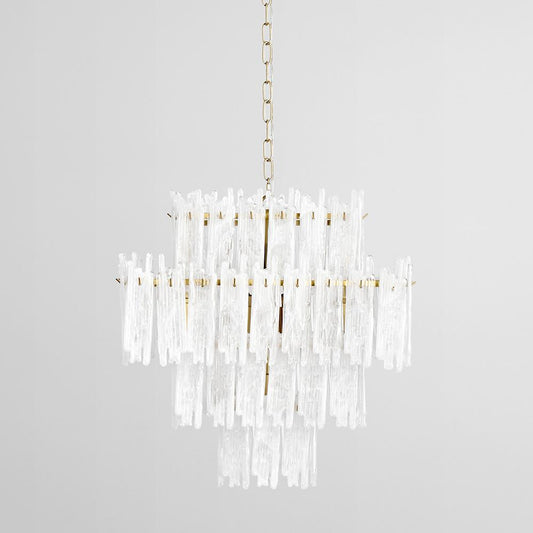 Classic Home - Everly Square Chandelier - Clear/White - 56004251 veiw 2