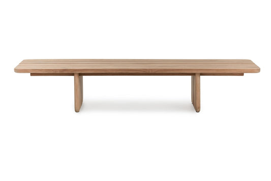 Classic Home - Hudson 63in Teak Wood Outdoor Coffee Table In Natural Tone - 51005937 veiw 2