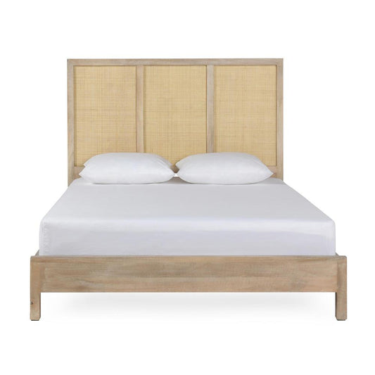Classic Home - Jensen Mango Wood Queen Bed In Taupe - 54010216 veiw 2