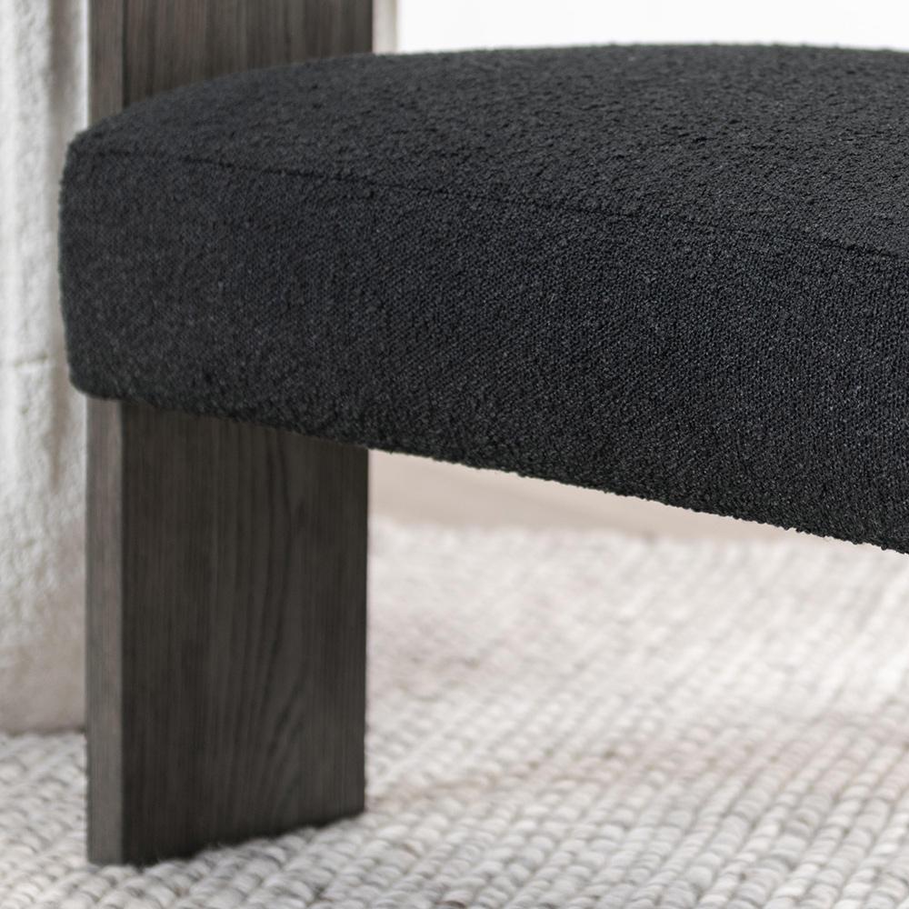 Classic Home - Julina Upholstered Fabric Accent Chair - Charcoal - 53006265 veiw 10