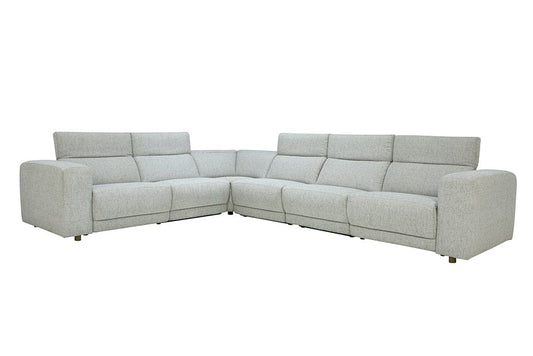 Classic Home - Knoxville Power Recliner Sectional Sofa - Gray - 2186SC11 veiw 2
