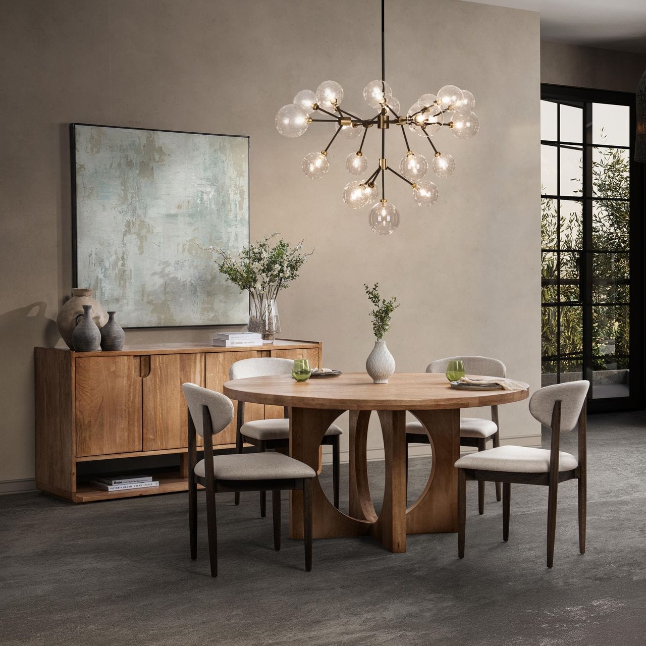 Classic Home - Laguna Mango Wood Round Dining Table - Natural - 51012021 view 5