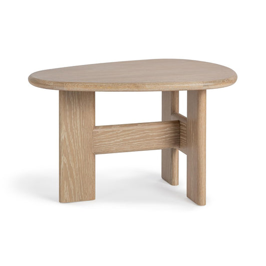 Classic Home - Langford 34x25x17 Oak Wood Coffee Table - Coastal Drift - 51031864 view 2
