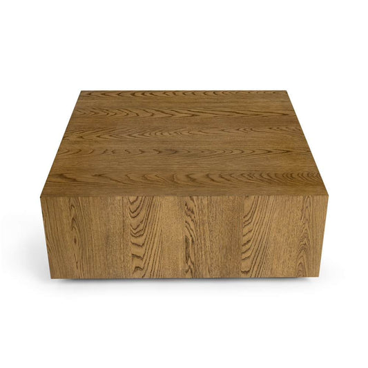 Classic Home - Layne 42in Square Coffee Table w/Casters Light Brown - 51031404 view 2
