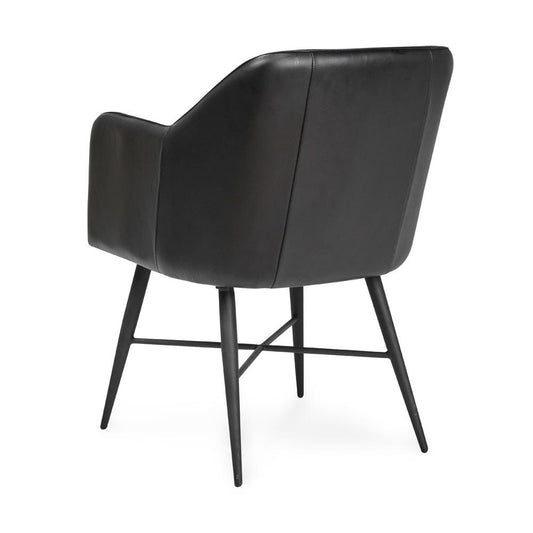 Classic Home - Leon Leather Dining Chair - 53001994 veiw 2