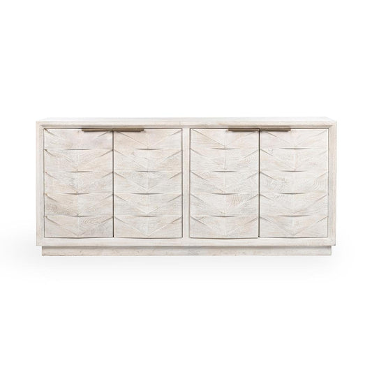 Classic Home - Marvin Mango Wood Sideboard Buffet - White Wash - 52010945 veiw 2