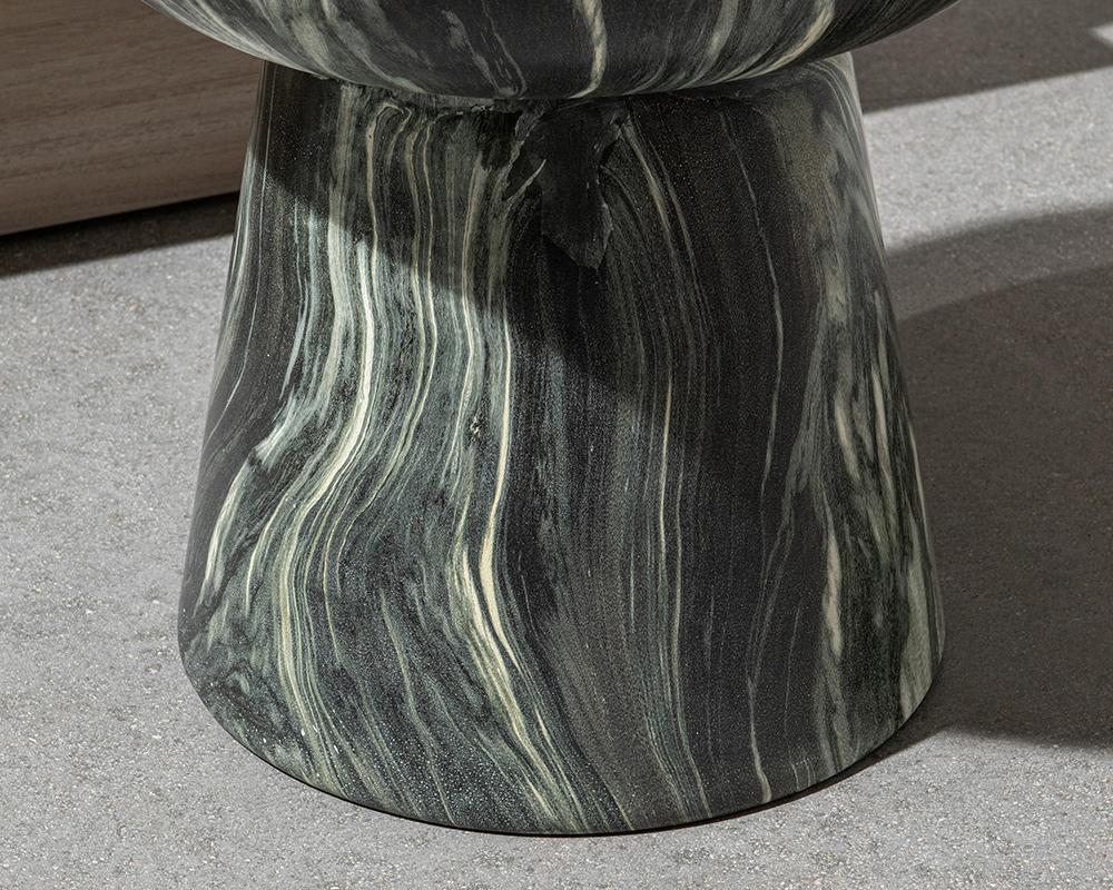 Classic Home - Merz Outdoor Concrete Stool - Green - 53006311 veiw 9