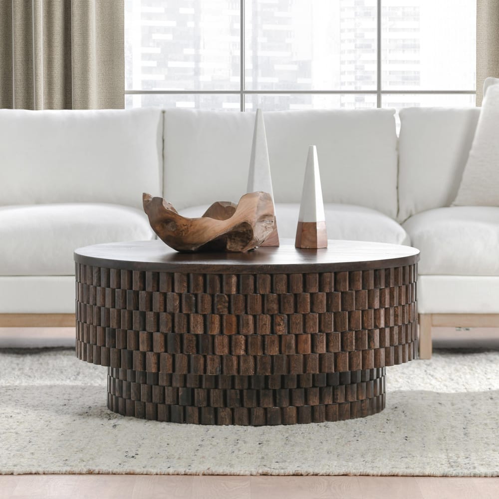 Classic Home - Norwood 40in Round Coffee Table - 51011695 view 10