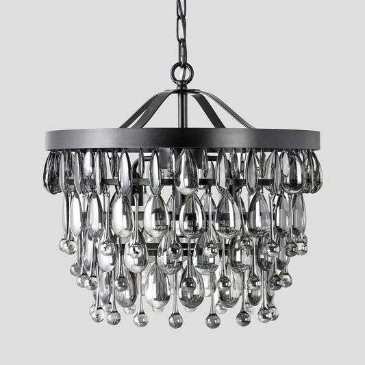 Classic Home - Renata Chandelier Small Black - 56004258 veiw 2