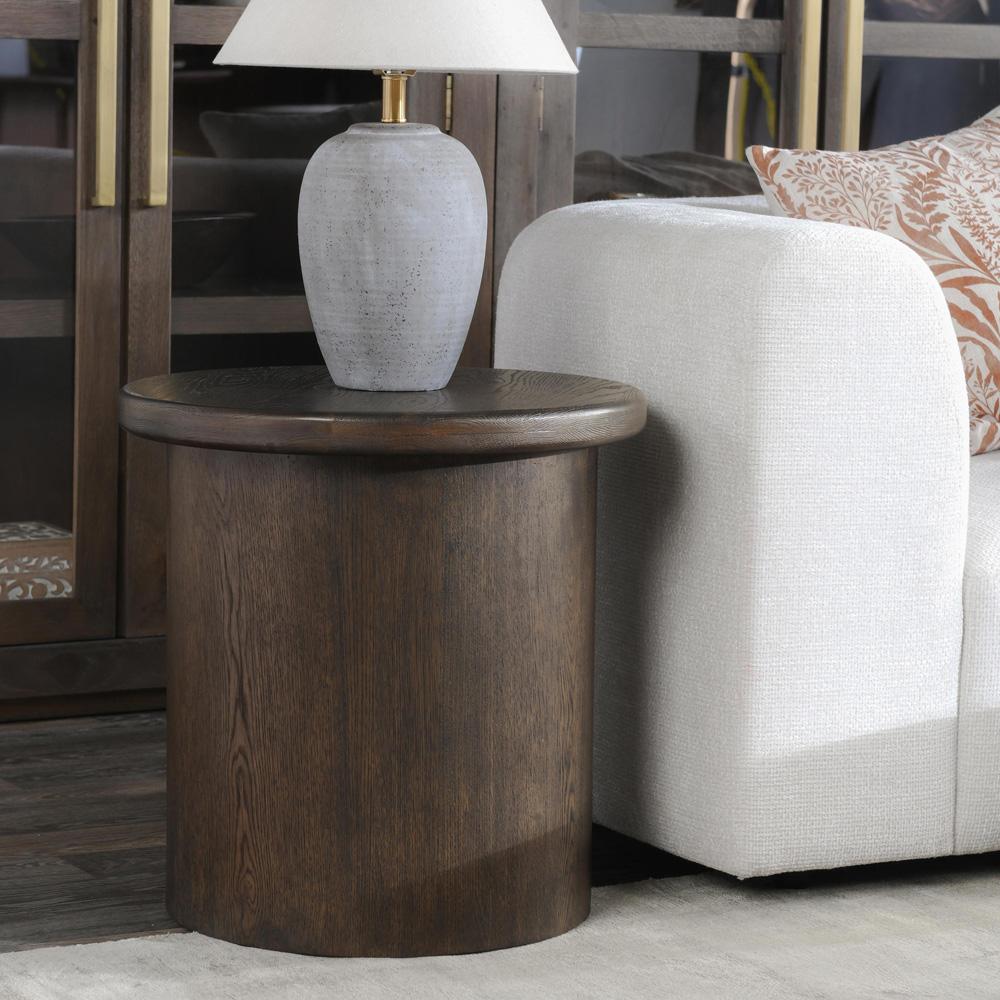 Classic Home - Runa 22in Wood End Table In Coffee Brown - 51031680 veiw 4