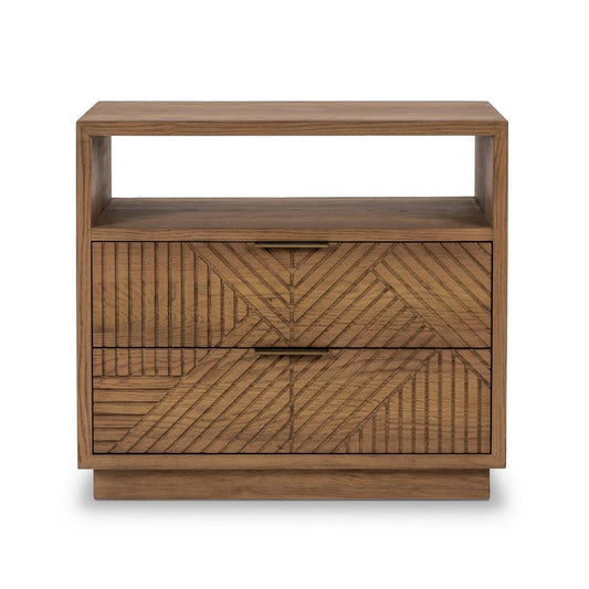 Classic Home - Santa Clara 2-Drawer Wood Night Stand - 54010253 veiw 2