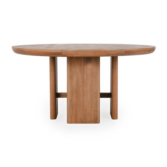 Classic Home - Selena 60in Round Mango Wood Dining Table In Umber - 51011770 veiw 2