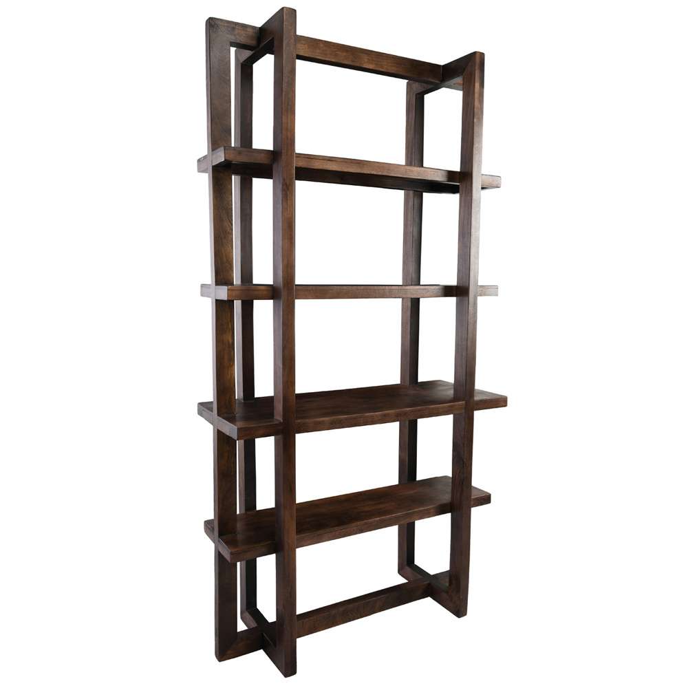 Classic Home - Sydney 86in Bookcase Brown - 52010619 veiw 1