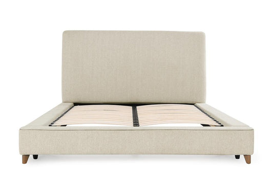 Classic Home - Tate Upholstered Eastern King Bed In Cream - 54003176 veiw 2