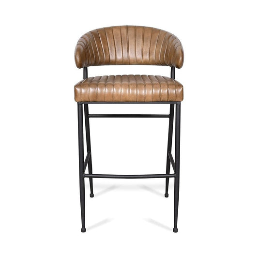 Classic Home - Umbria 30in Bar Stool Antique Brown - Antique Brown - 53002084 veiw 2