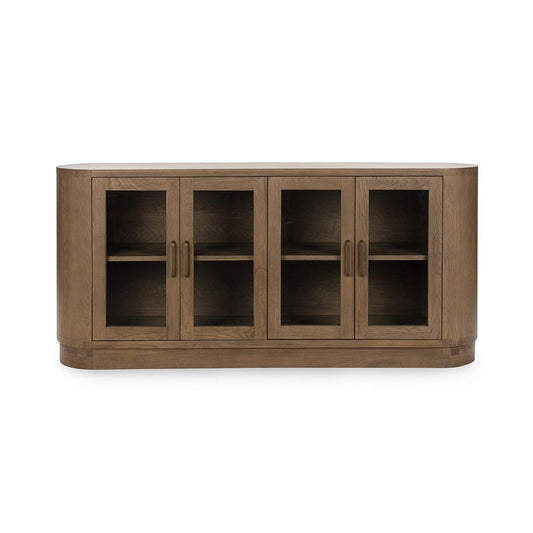 Classic Home - Vander 78in Wood Buffett Sideboard - Tawny Brown - 52004213 veiw 2