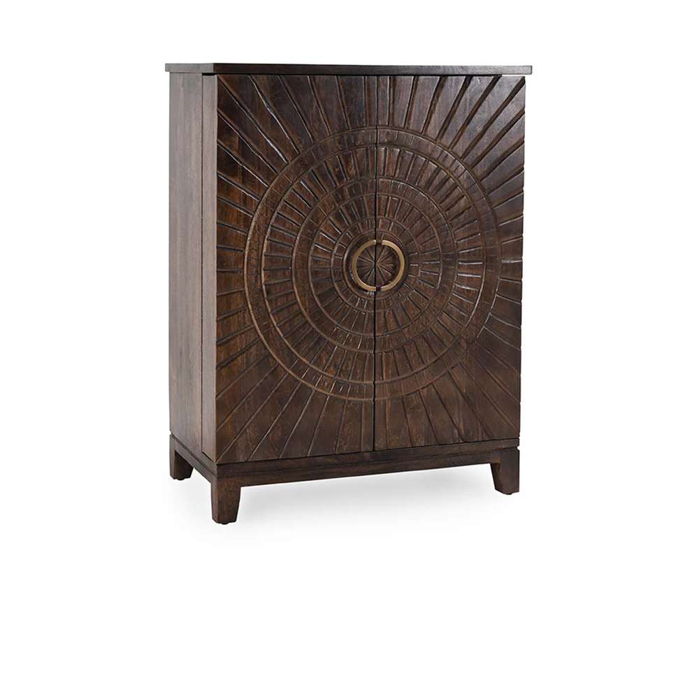 Classic Home - Vivienne Bar Cabinet Brown - 52010847 veiw 1