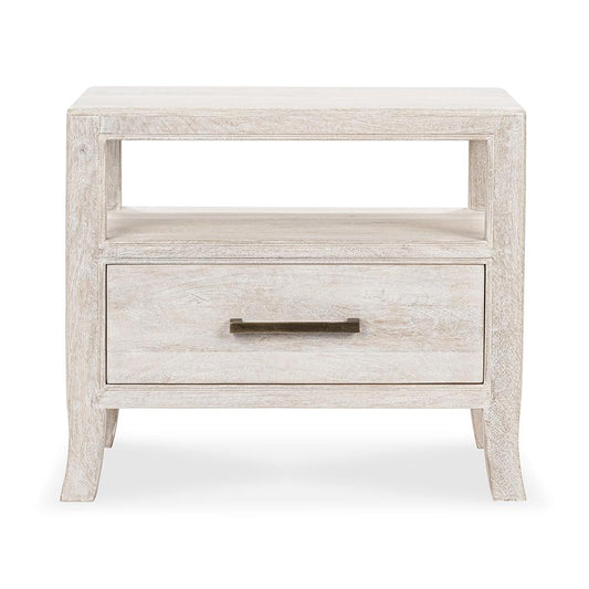 Classic Home - Westmont Mango Wood Nightstand - White - 54010273 veiw 2