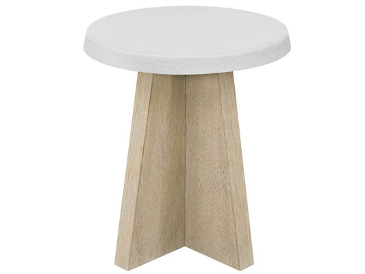 Coastal Living - Dockside Accent Table - Dockside Tan and Shoreline White - U533815 view 2
