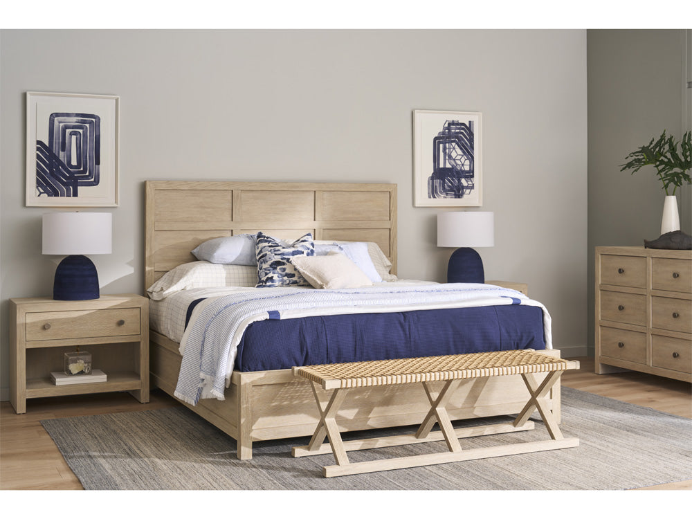 Coastal Living - Dockside Panel Bed King - Natural Oak - U533265B view 5