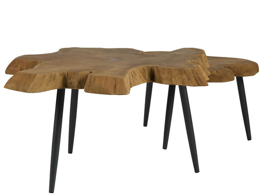Coastal Living - Driftwood Nesting Tables - Natural Teak - U533821 view 2