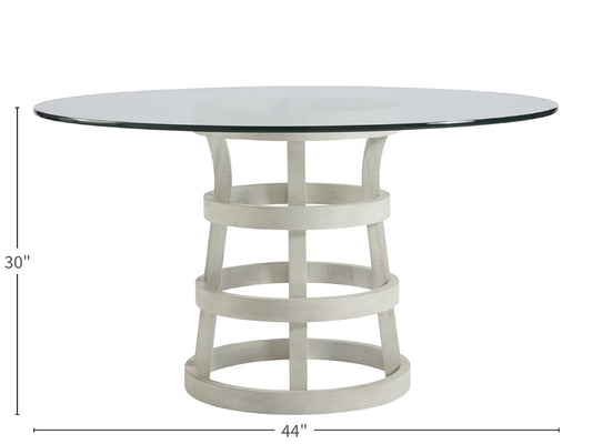 Coastal Living - Round Glass Table 44 - 833656B veiw 2