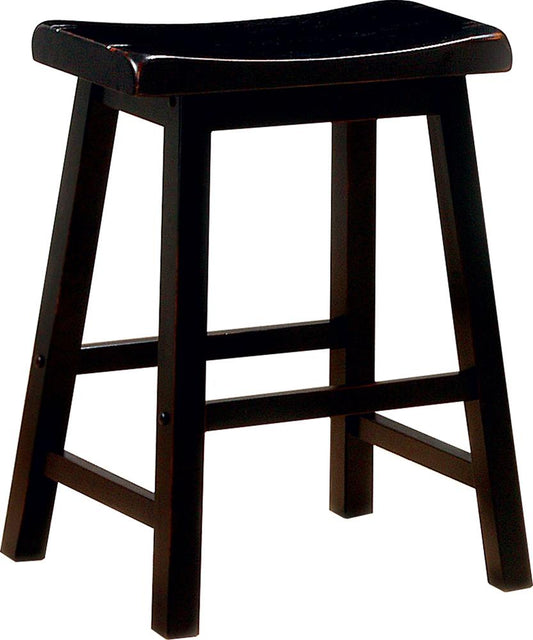 Coaster - Durant 24inH Counter Height Stool (Black) (Set of 2) - 180019 veiw 2