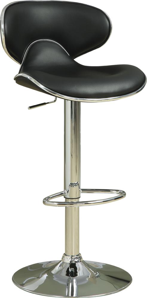 Coaster - Edenton Adjustable Bar Stool (Black) (Set of 2) - 120359 veiw 2