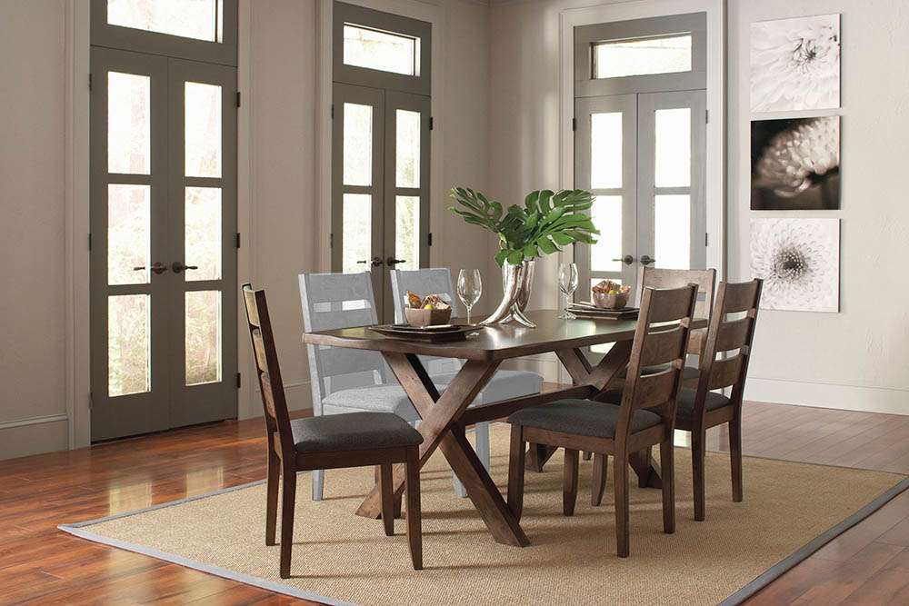 Coaster - Alston 5 Pc Set (Tbl+4Side) - 106381-S5 veiw 1