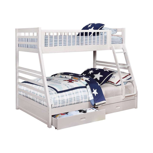Coaster - Ashton Bunk Bed Twin / Full Bunk Bed - 460180 veiw 2