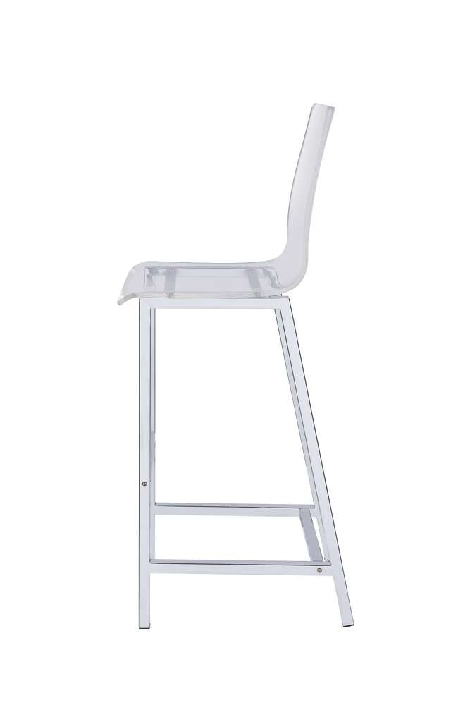 Coaster - Juelia Bar Stools: Metal Fixed Height Bar Stool - 100295 (Set of 2) veiw 6