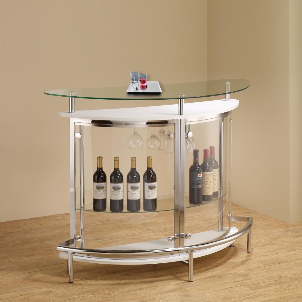 Coaster - Amarillo Bar Unit (White) - 101066 veiw 1