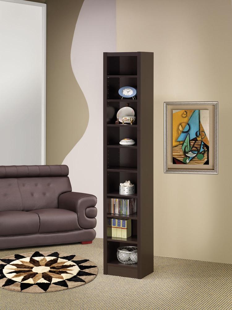 Coaster - Eliam Bookcase (Cappuccino) - 800285 veiw 1