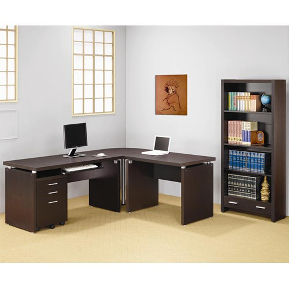 Coaster - Skylar Bookcase (Cappuccino) - 800905 veiw 2