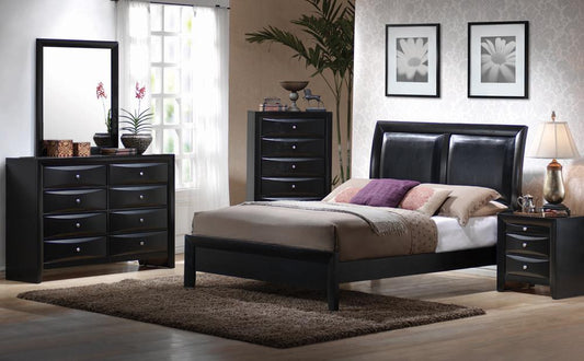 Coaster - Briana Night Stand in Black Finish - 200702 veiw 2